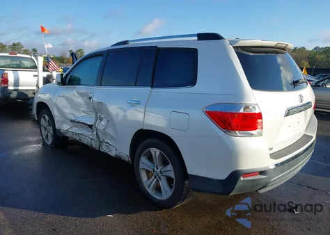 2012 Toyota Highlander Limited V6 z USA, uszkodzony, nr VIN 5TDYK3EH5CS055560